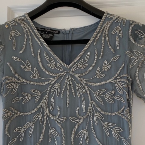 Pissaro Nights beaded evening gown, size 6 - Picture 3 of 4